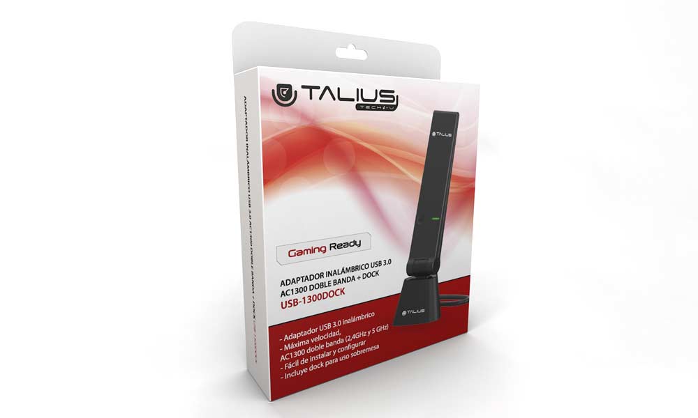 Adaptador Inalámbrico USB 1300 Dock - Talius Gaming Solutions