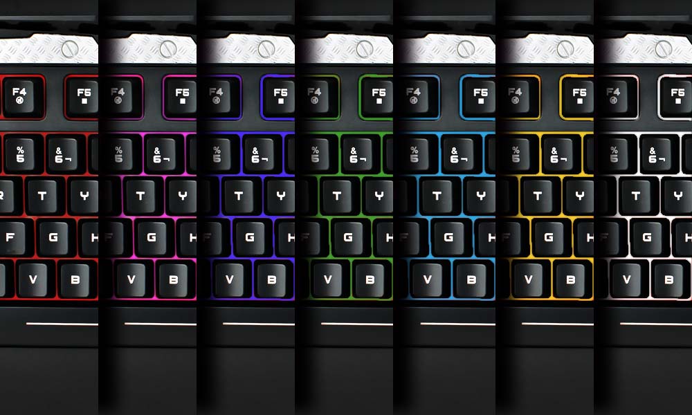 Opciones de iluminación del teclado Arconte