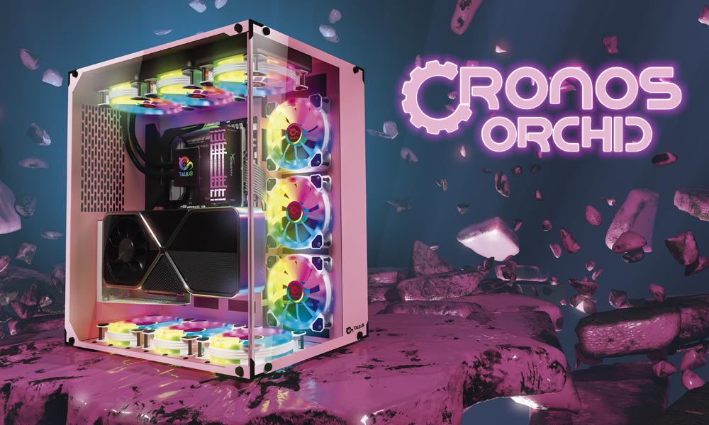 Caja gaming Cronos Orchid | Talius